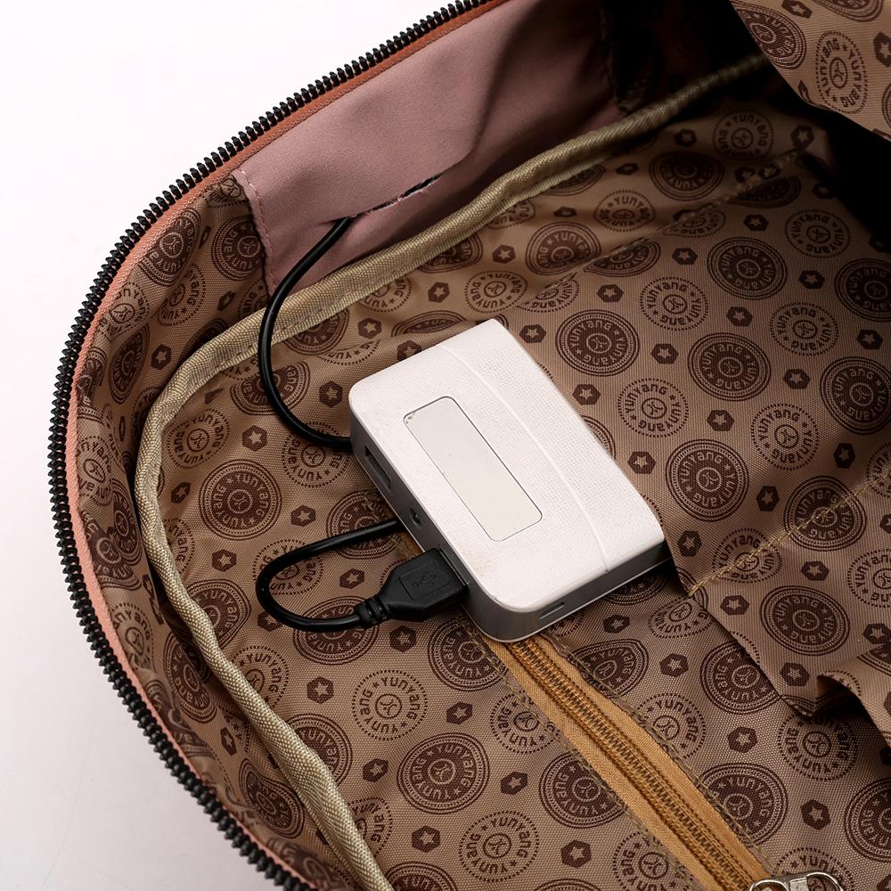 Backpack with USB Charging Port – 15.6-inch Laptop Bag for Women, Travel & Work – 8 Colors Available, Fits Suitcase Handle