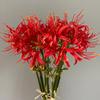 Silk Material Artificial Higanbana Flower 60cm Length Handmade Craft Plastic Silk Flower Plastic Fake Flower Home Decoration