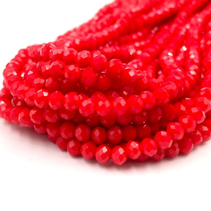 2/3/4/6/8mm Faceted Crystal Beads Bulk Pack - Glass Beads for DIY Bracelets Hairpin Loose Spacer Beads for Jewelry Making