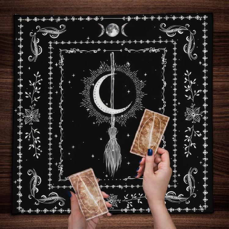 Table Cover Astrology Oracles Game Mat Square Shape Pendulums Altar Table Cloth