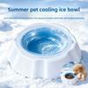 Koelijsbakje voor Huisdieren - voor Katten en Honden. Zomer Drinkbak. Vriesbaar IJs Pad Kom. Anti-brandwond en Warmte-verlichtend Voedselbakje.