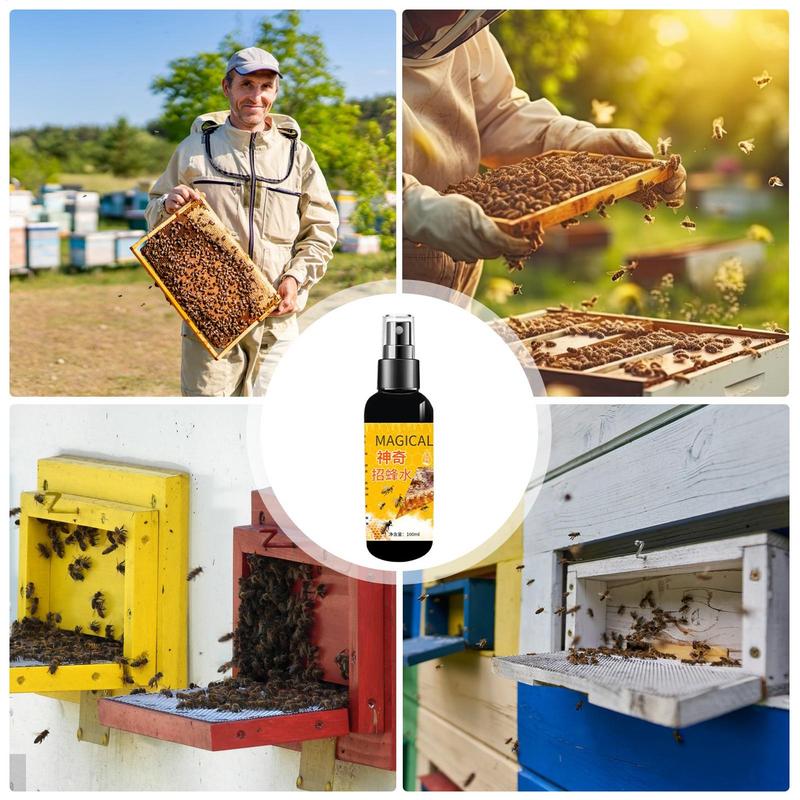 Bee Attractant for Trap Multipurpose Natural Bait for Carpenter Bees 100ml Portable User-Friendly Bee Bait Effective Bee Lure