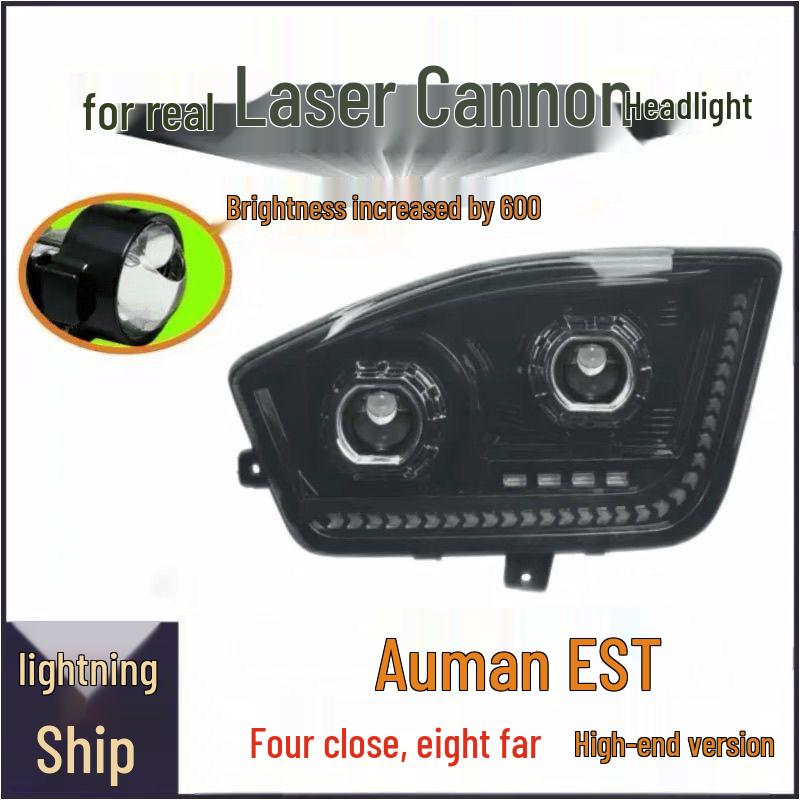 Foton H5est LED Bi-Xenon Projector Headlights - Super Bright, Ouman EST Compatible Right piece
