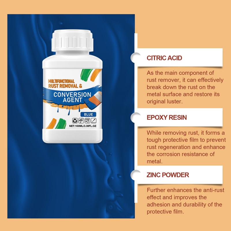 Преобразователь для защиты от ржавчины 100 мл. Средство для ухода за деталями автомобиля — фото 3