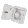 RV Water Inlet with Lockable Cover Keys Gravity Water Inlet   Fill Dish for Motorhome
