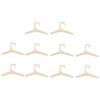 5/10 Pieces Baby Clothes Hanger Wood DIY Drying Storage Rack Bear Shape Decor Non-slide Organizer Home Room Decoration