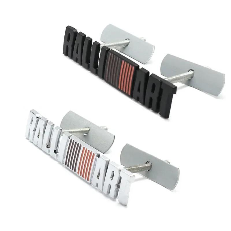 3D Metal Car Front Grille Emblem Rear Trunk Sticker for Mitsubishi RALLIART ASX Triton Outlander Lancer Mirage Xpander Triton