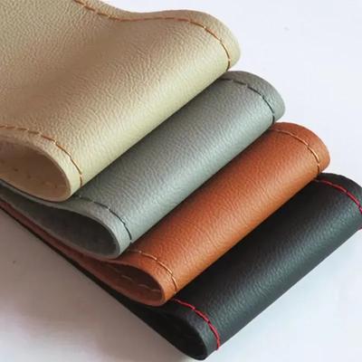 Car Leather Steering Wheel Cover 38CM DIY Hand Sewn Steering Wheel Needle Thread Cover Anti Slip Breathable Protective for Car