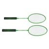 Badminton Racket Set Split Type Soft Nylon Handle Shock Proof Iron Alloy Double Badminton Racket for Boys Girls