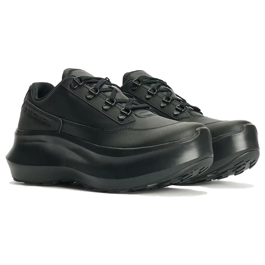 SALOMON Comme Des Garons SALOMON SR811 Leather Platform 'Black' / L00Women's 473579