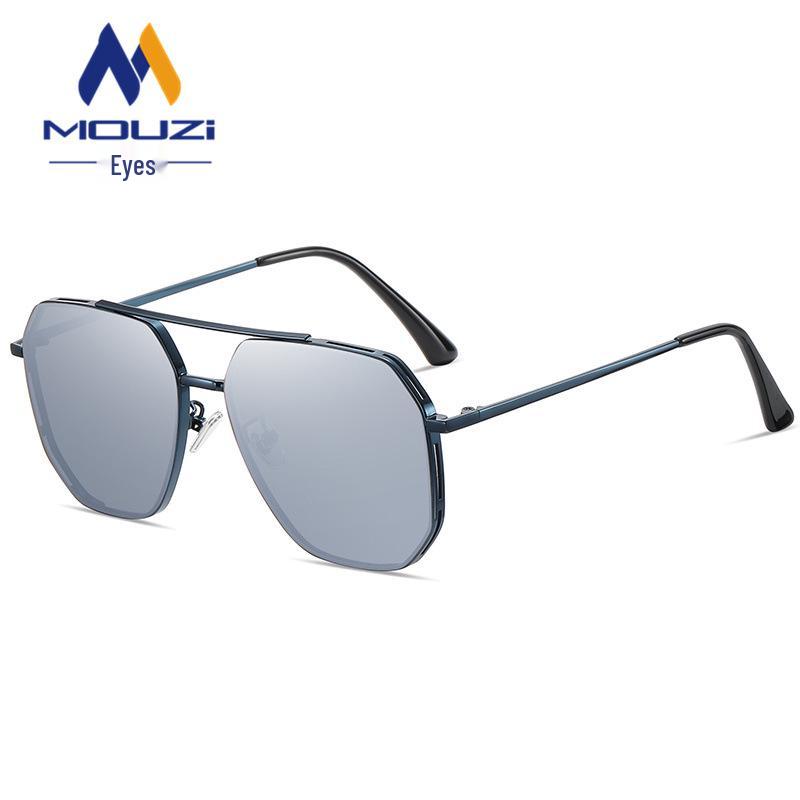 Men's Polarized Nylon Aviator Sunglasses - UV Protection for Driving & Fishing