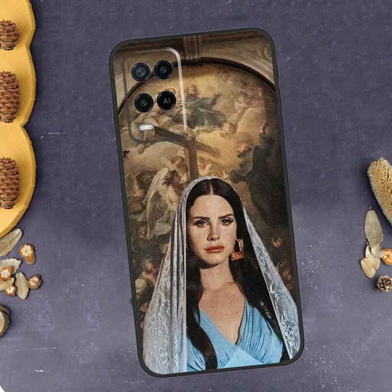 Singer Lana Del Rey Phone Case For Oppo A40 A60 A80 A78 A98 A18 A38 A58 A74 A94 A54 A16 A76 A96 A15 A17 A77 A57S