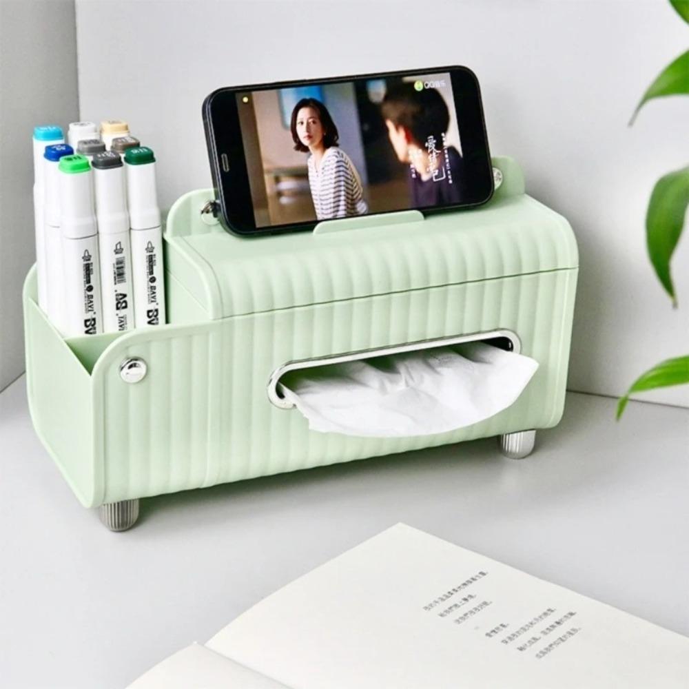 Large Capacity Tissue Box Multifunctional Paper Drawer Home Decoration Napkin Dispenser  Home