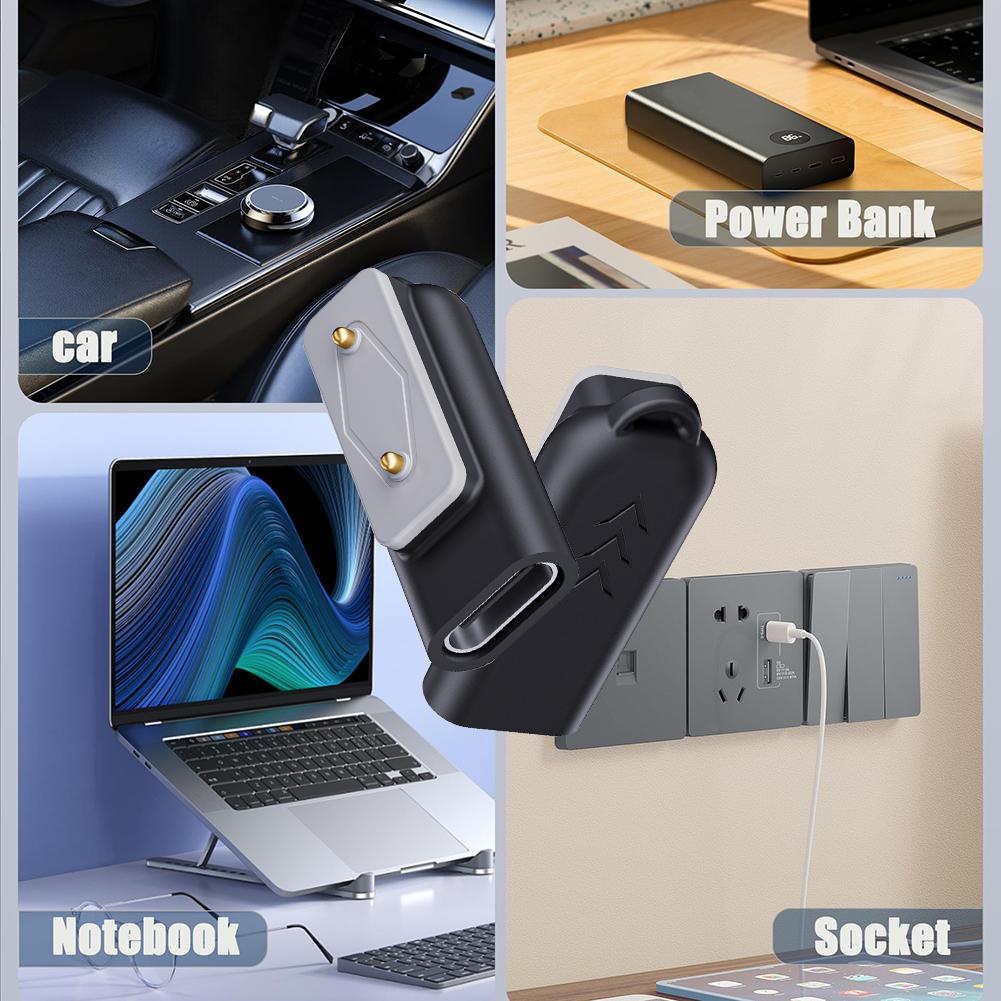 1-5 Peças para Carregador de Relógio Samsung Galaxy Fit 3 Adaptador de Carregamento USB C Adaptador de Carregador de Relógio em Ângulo Reto de 90° para Cabo de Carregamento