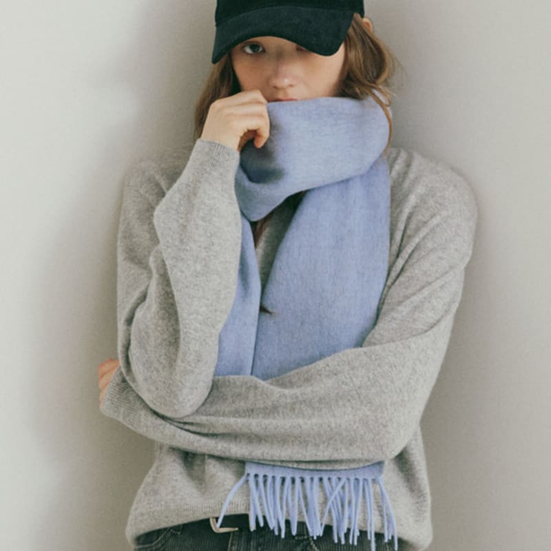 REED Reversible fringe muffler (5Colors)