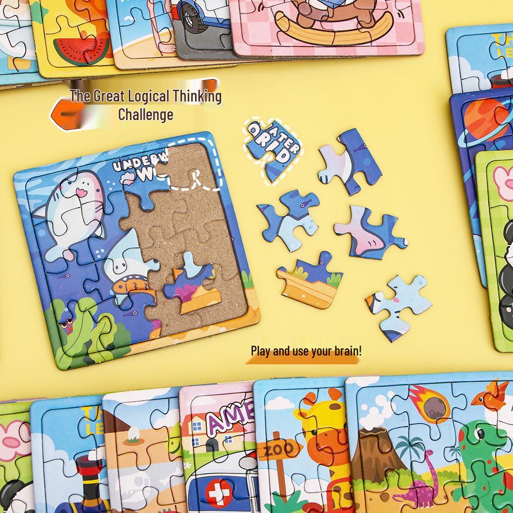 Creative Cartoon Jigsaw Puzzle for Kids Aged 3-6 - Early Education Toy