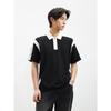GXG Men's Patchwork Contrast Polo Shirt