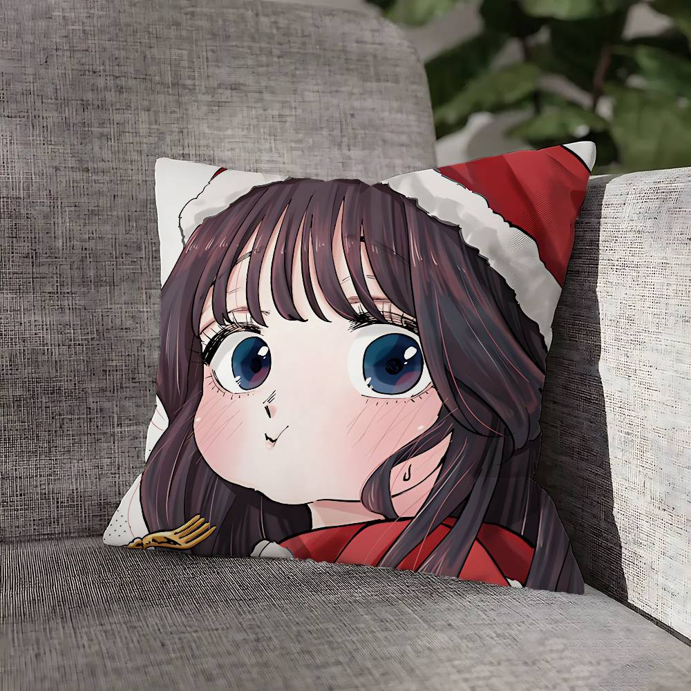 Kaoruko Waguri Hana wa Rin to Saku Pillow Case For Sofa Decor Car Office Room Printing Cushion Cover Decorations and Protector