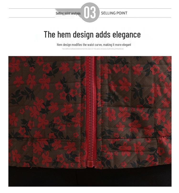 2026 Women's Plus Size Spring Jacket for Middle-Aged & Elderly