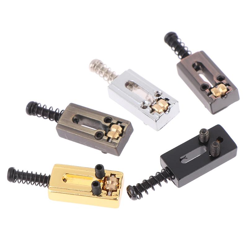1/6Pcs Zinc Alloy Electric Guitar Roller Bridge Tremolo Saddles For Electric Guitar Replacement Bridge Saddle Set