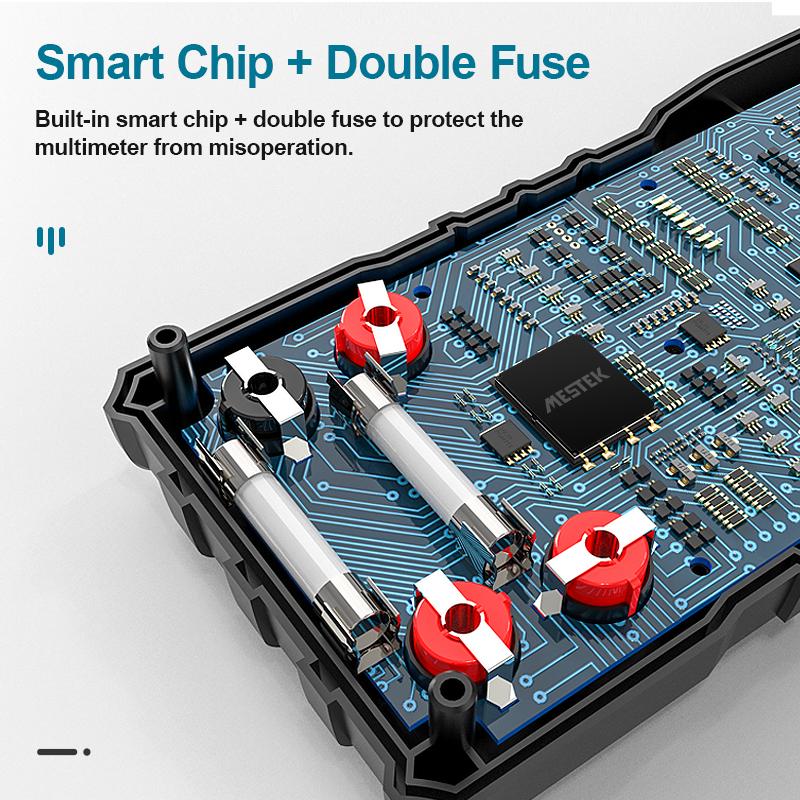 DM100A Digital Multimeter 10000 Counts Multimeter Transistor Tester Professional Capacitance Meter Multimetro Voltage Tester
