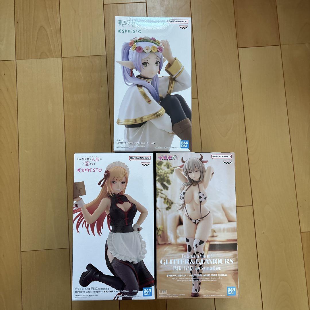 

[USED] Freelen, Marin Kitagawa, Tsuki Uzaki figures