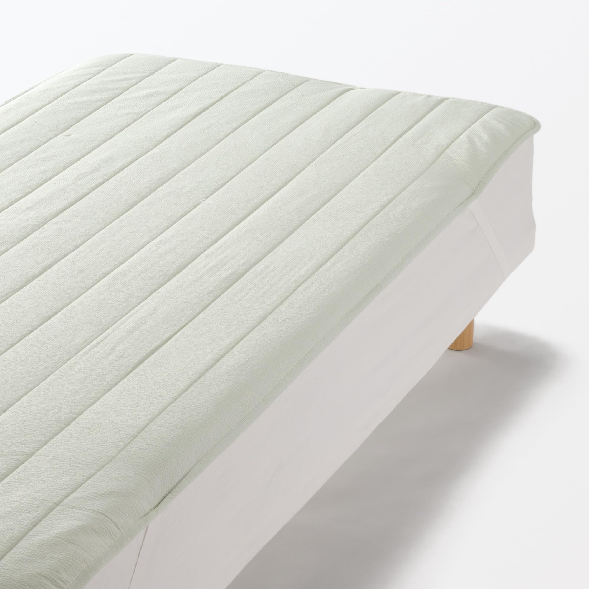 MUJI Cotton Soccer Woven Mattress Green 76196099 Pad/Double 140x200cm, зелёный