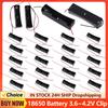 10-100pcs 18650 Power Bank Cases 3.6V-4.2V 18650 Battery Holder Storage Box Case 1 Slot Battery Container With Wire Lead