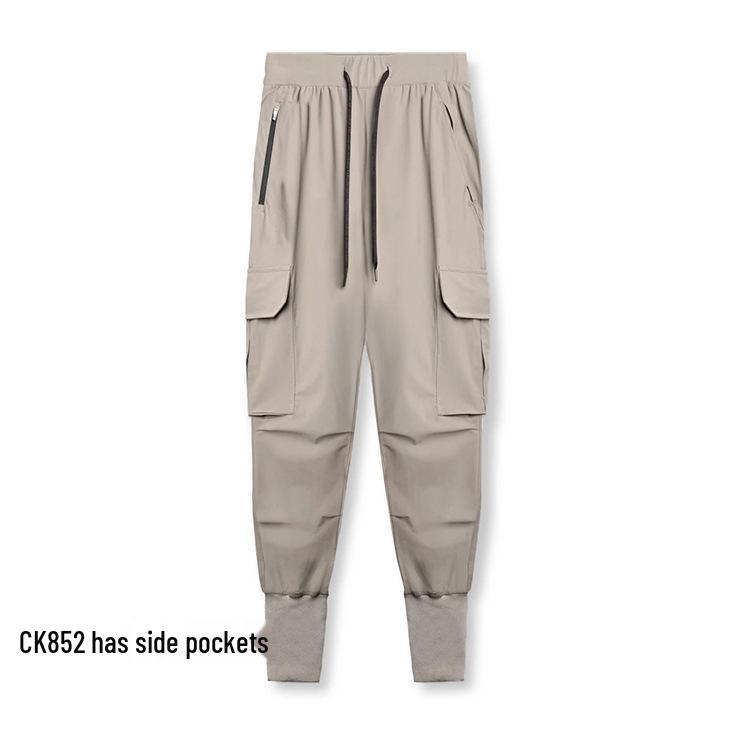 

Men s 2021 Autumn Slim Fit Cargo Pants - Trendy Woven Multi-Pocket Zippered Cuffed Casual Pants XL