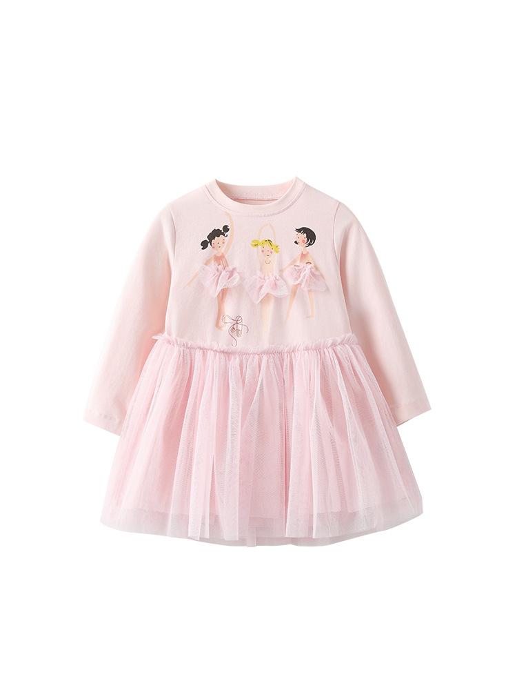 Malwee Kleinkind Mädchen Herbst Winter Langarm Prinzessinnenkleid