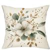 Floral leaf pattern printing pillowcase modern minimalist home bedroom room decoration living room sofa cushion cover