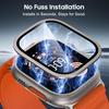 For Apple Watch Ultra 2 3 Screen Protector 49mm accessories Titanium Alloy Frame+HD Tempered Glass Cover Protective iWatch ultra