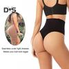 Sexy ženy Tanga s vysokým pasem Tvarovací tanga Jednobarevné Bezešvé tvarovací kalhotky Spodní prádlo Kalhotky pro tvarování těla