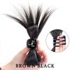 Synthetic Hair Crystal Butterfly Clasp Bun Scrunchie Claw Clip In Hairpiece Hair Extensions Natural Fake Hair Accessories