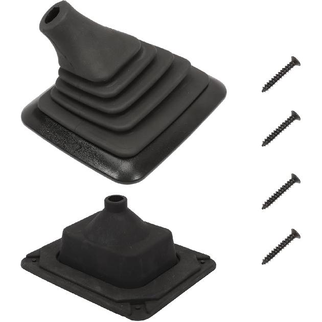 Manual Shifter Rubber Boot W/Mounting Bracket Compatible For F150 F250 F350 Bronco 1990 1991 1992 1993 1994 1995 1996 1997 Manual Transmission Gear