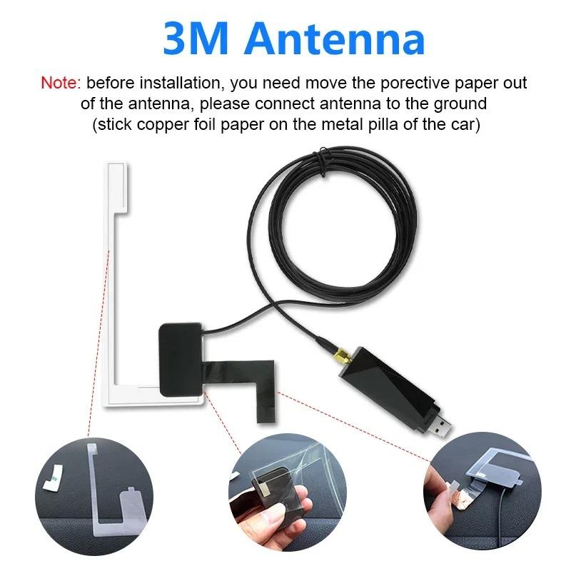 DAB/DAB + Antenna with USB Adapter for Europe Android Car Radio GPS Stereo Receiver Player Car DAB Box Digital Broadcast Radio