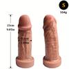 3.54 Inch Thick Realistic Liquid Silicone Dildo with Strong Suction Cup, Body-Safe Silicone, Waterproof, XL Size, Discreet Packaging