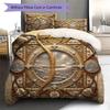 Embossedtotem Pattern Bedding Quilt Set Quilt Cover Pillowcase Home Decoration Birthday Gift (1 * duvet cover + 2 * pillowcase, without core)