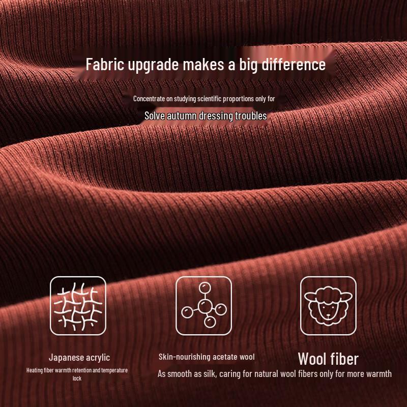 MINISO Women's Thermal Semi-High Neck Base Layer Top