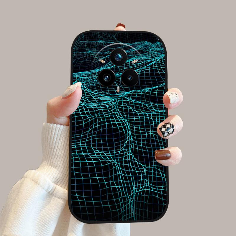 Fashion Case For Oppo Realme 14 Pro Soft Silicone TPU Phone Bumper Shells For Realme14 Pro Capa RMX5056 Protective Fundas Cover
