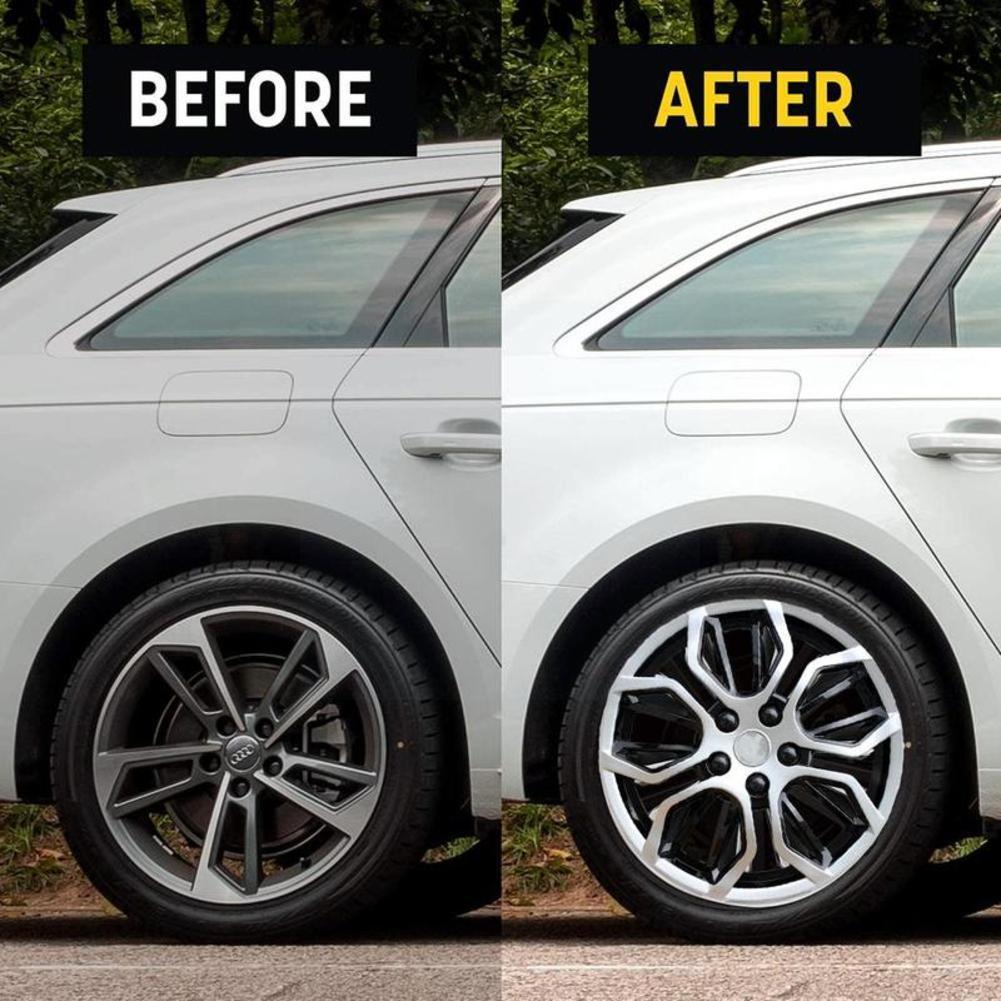 15 Inch Universal Car Wheel Cover Silver Black Wheel Car Cover Wheel Modification Car Parts W3Y1