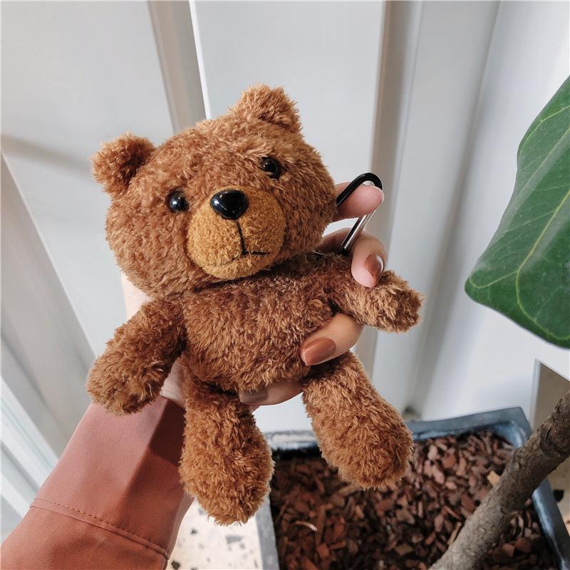 Buy Cute Plush Bear Doll Cases for Apple Airpods (2021