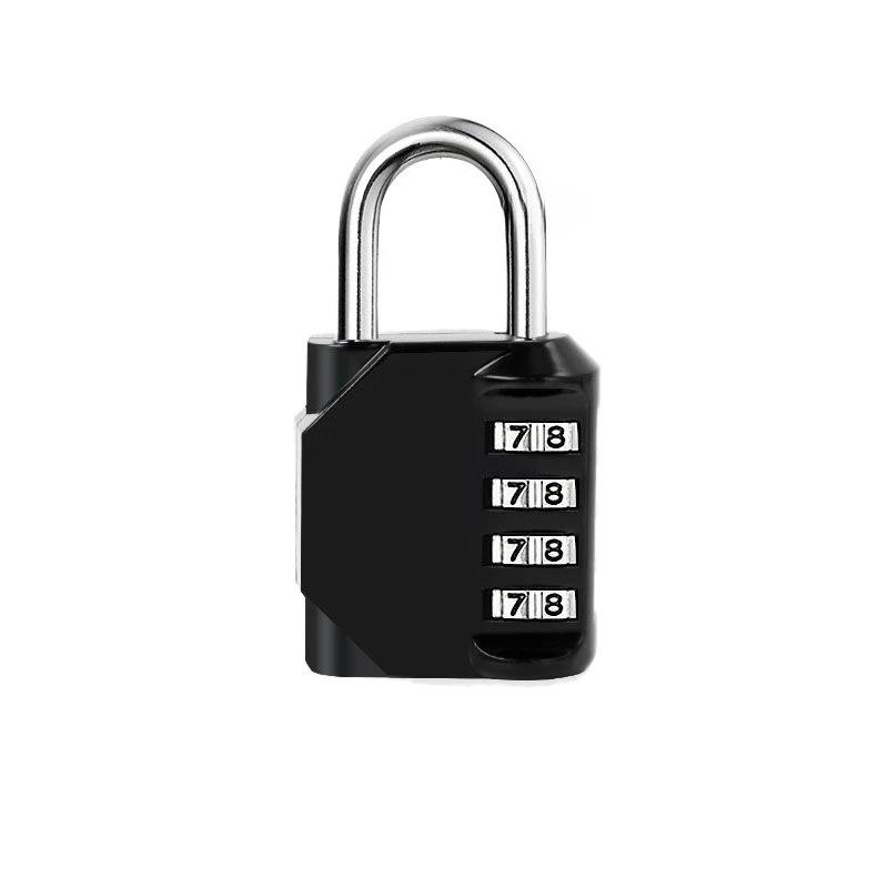 Lock Waterproof 4 Digit Padlocks with Combination Code Zinc Alloy Combination Lock for Door Tool Boxes Schools Gym Storage