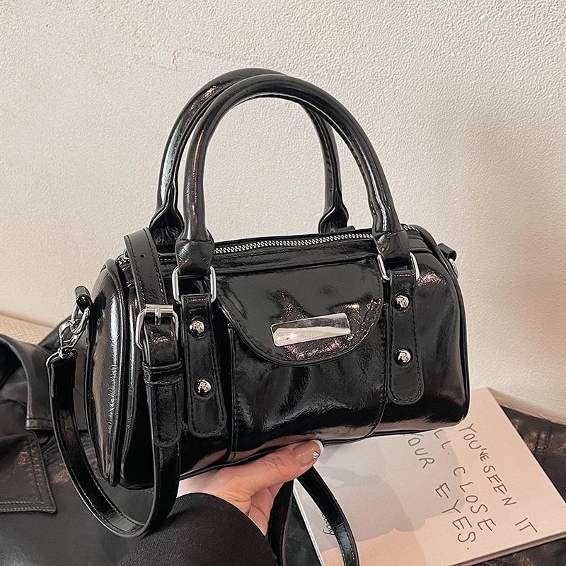 2026  Elegant Retro Niche High-End Oil Wax Leather Handbag For Women Luxury Versatile Trendy Cross Body Handbags