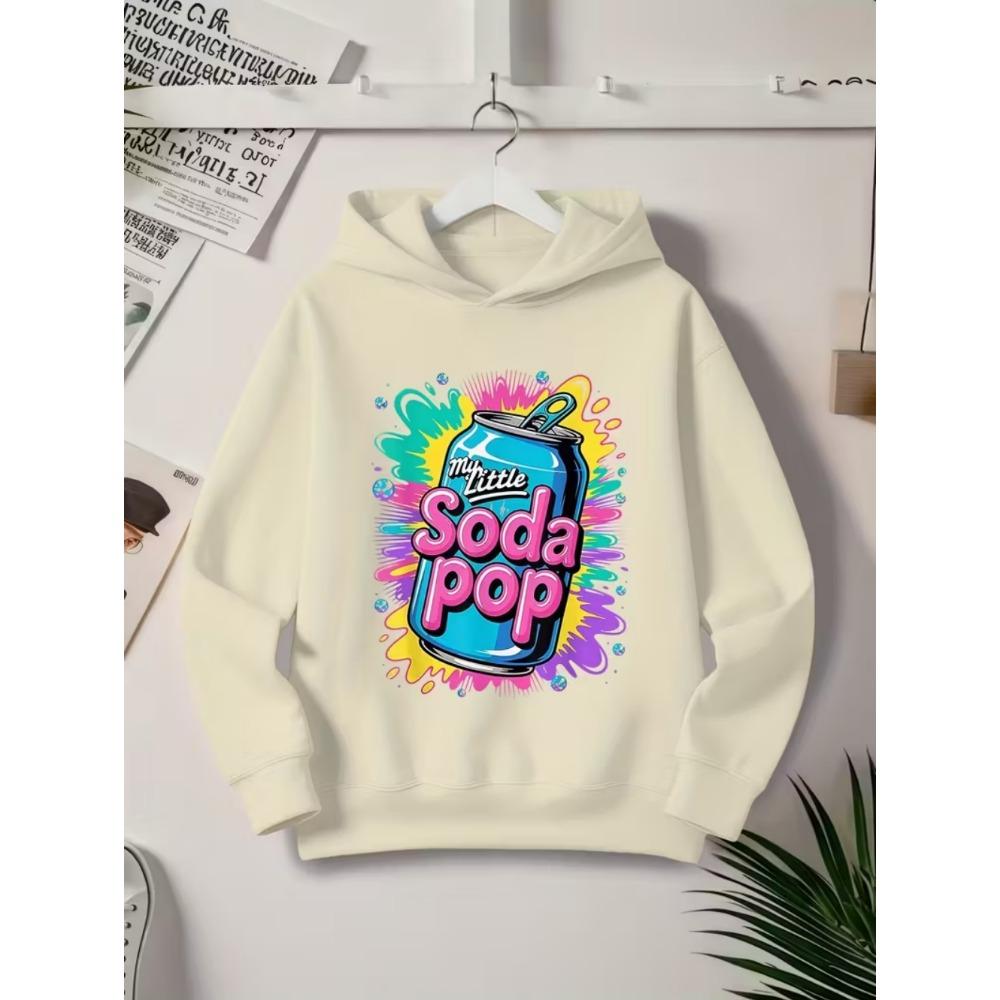 My Little Soda Pop Dětské mikiny K-Pop Hudba Korejské Anime Mikina Hip Hop Oblečení pro kluky Dárek Roztomilé tričko Volný Dětský top