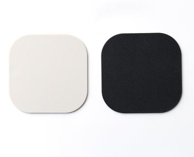 Ihara Planning Cutting Board Set of 2 Cut Plate Square 2 Black Ivory CPLS22 Made In Japan &