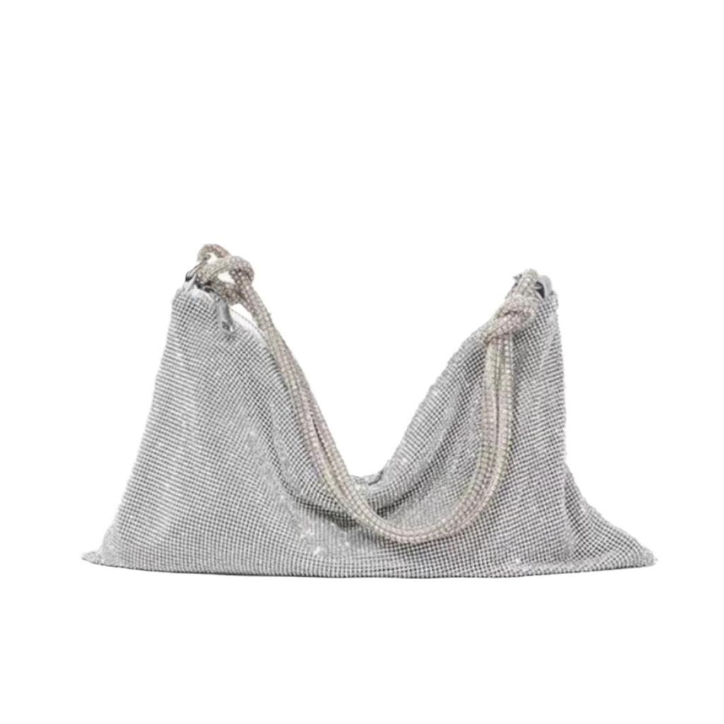 Women Shiny Rhinestone Dinner Bag New Party Wedding Purses Luxury Full-Diamond Ladies Handbag Designer Sparkly Evening Bags