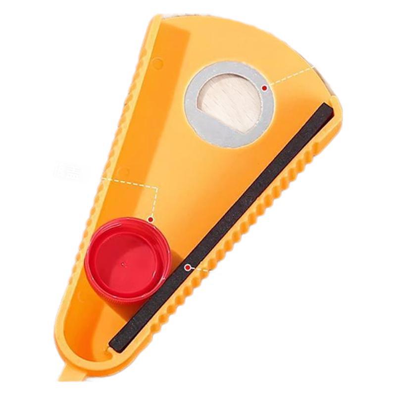 

Can opener, anti-slip capping, labor-saving, multi-function capping machine, portable universal can twisting cap, kitchen gadget жёлтый