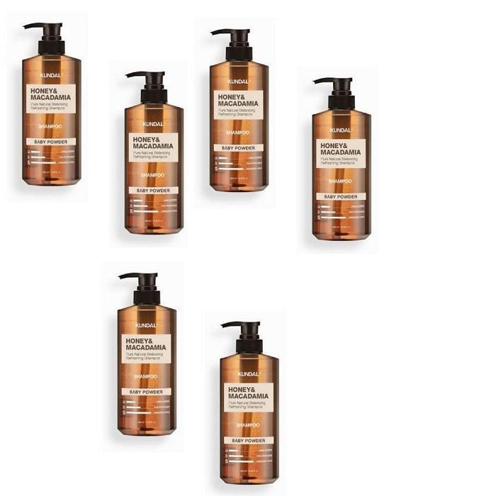 [KUNDAL] KUNDAL Honey & Macadamia Nature Shampoo 500ml Baby Powder x 2 x 3 Total 6