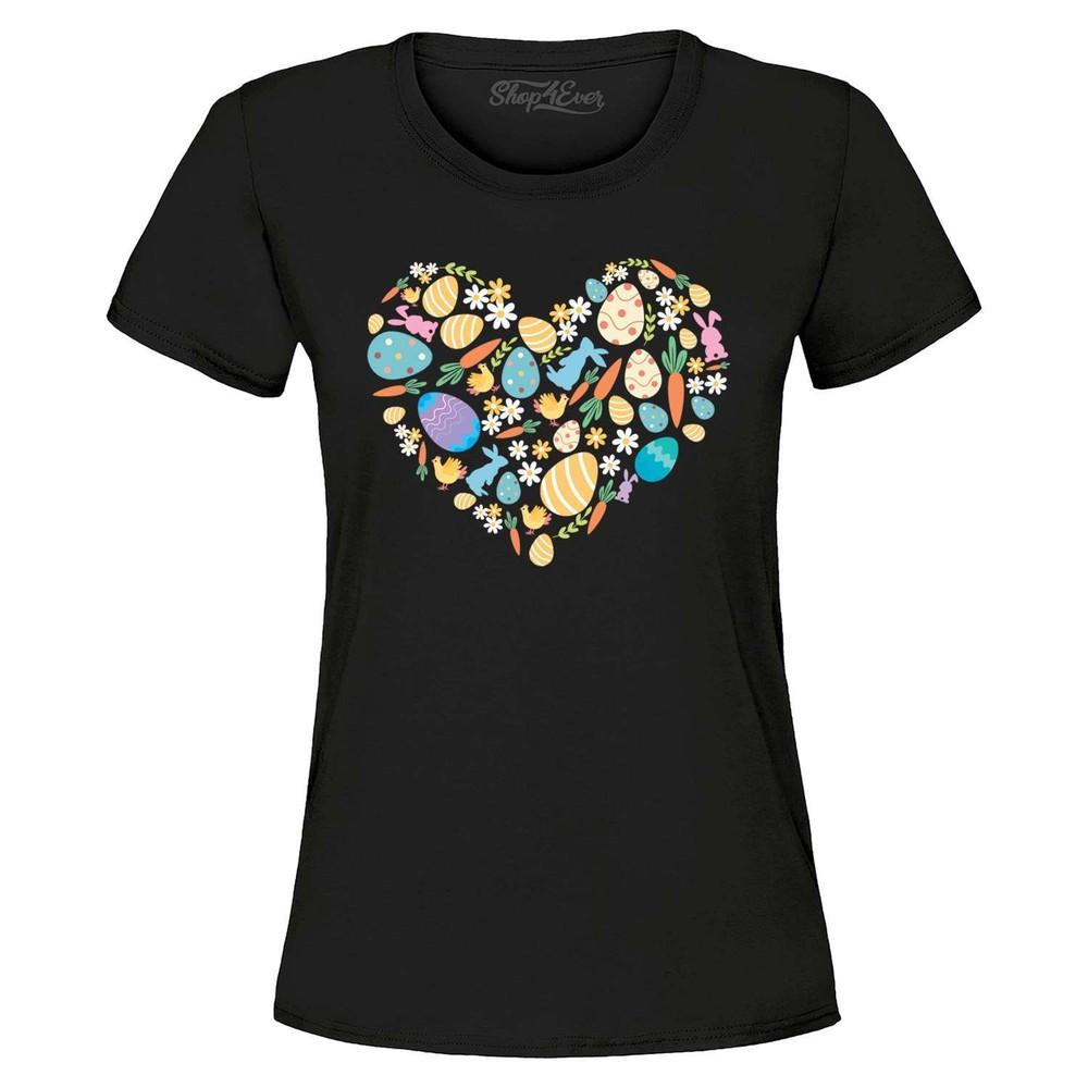 

EasterHeartBunny Women s T-Shirt Easter Shirts S